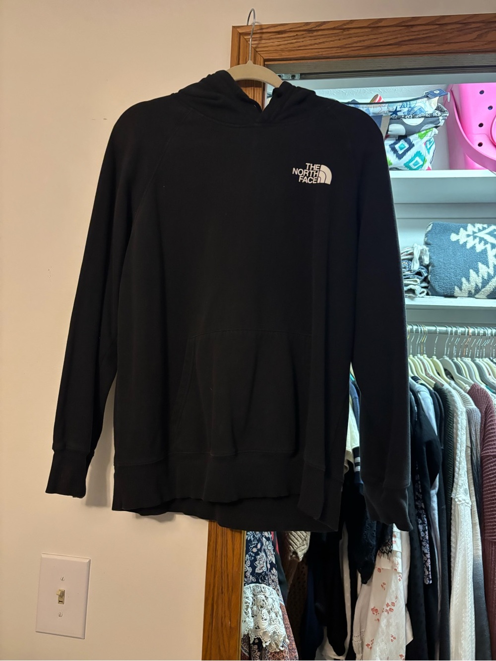 The North Face Black Women's Pullover Hoodie with Logo